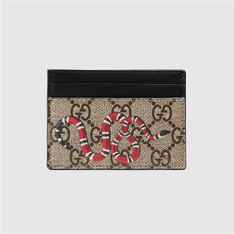 gucci snake print phone case|Gucci gg snake card case.